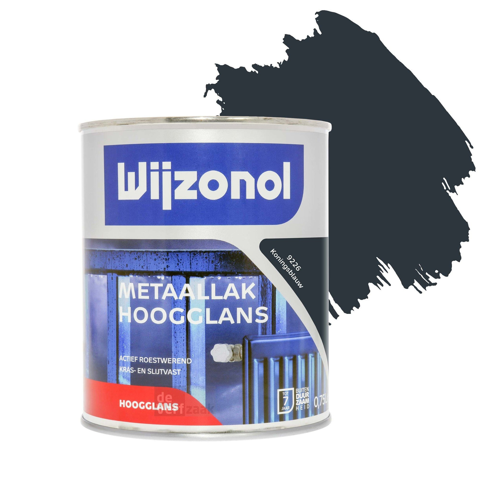 Wijzonol Metaallak Hoogglans 9226 Koningsblauw