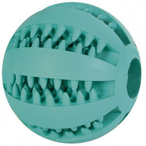 Denta Fun Rubber Baseball voor honden 7 cm