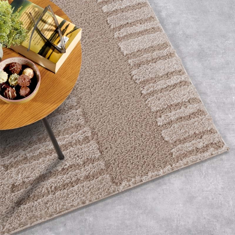 Vloerkleed Bartoux Beige - Elle Decoration Gallery - 160x235 cm - Rechthoek - Dekbed-Discounter.nl