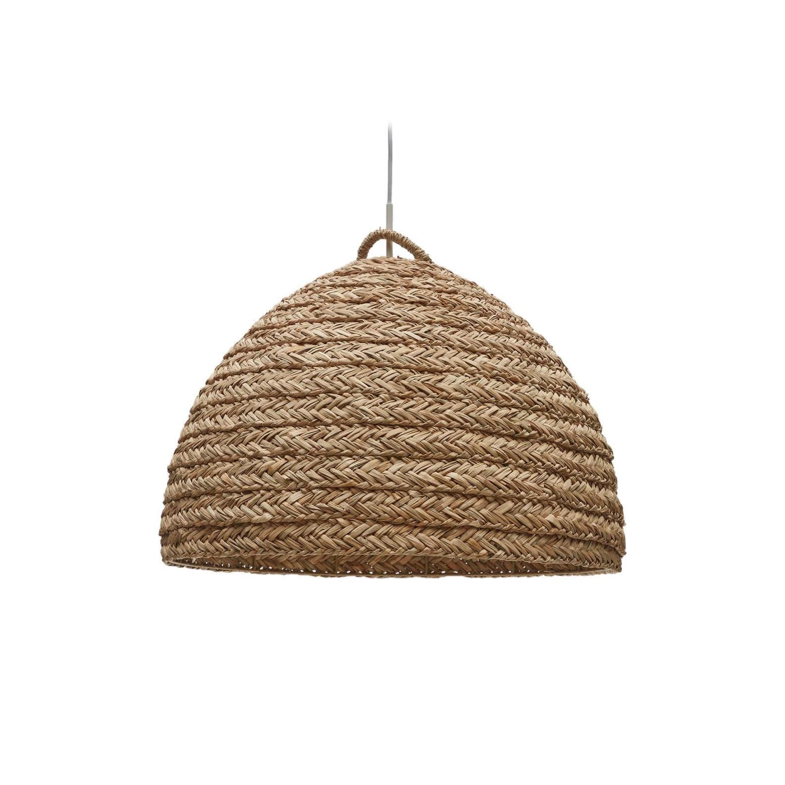 Kave Home Hanglamp Fonteta Zeegras, Ø60cm - Naturel