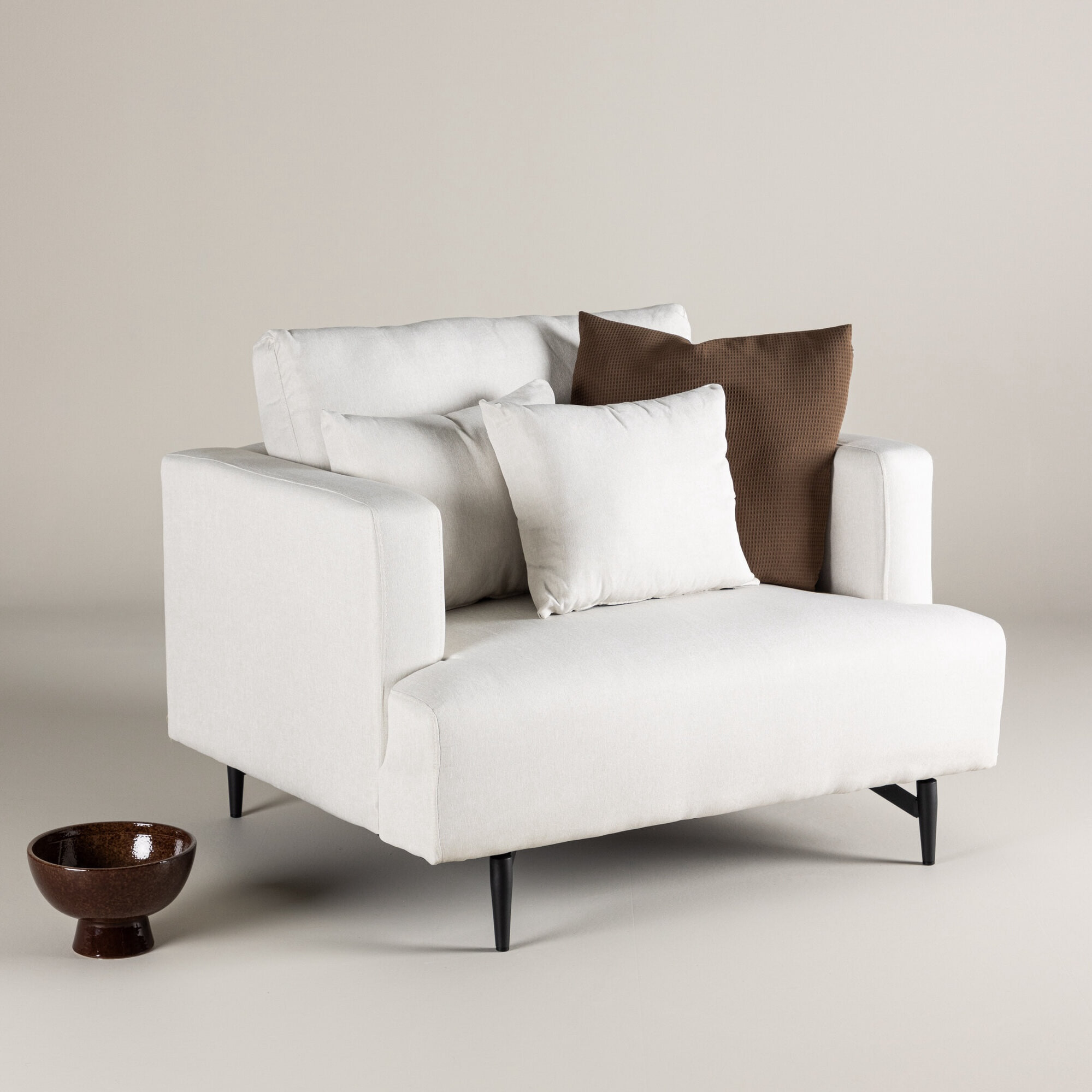 Nohr Fauteuil Tamora Linnen - Beige