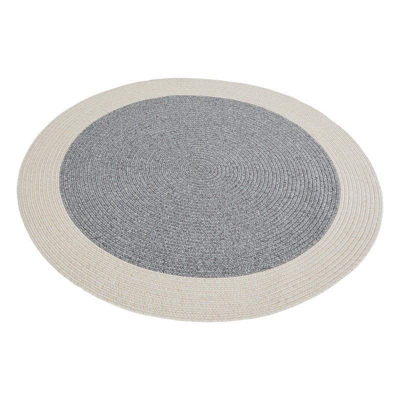 Jute Vloerkleed Braids Multicolor - NORTHRUGS - Rond - Dekbed-Discounter.nl