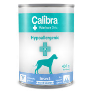 Calibra Veterinary Diets Hypoallergenic insecten met zalm natvoer hond 6 x 400 g