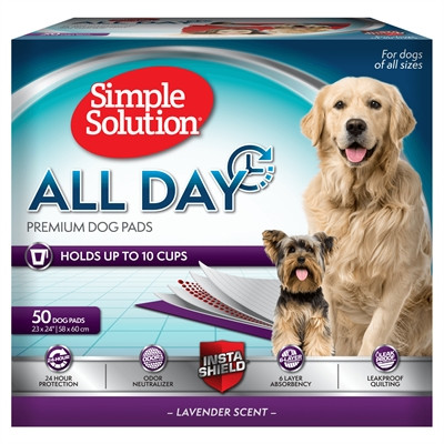 Simple solution all day premium dog pads 50 st