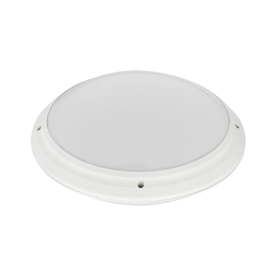 LED Plafondlamp - Badkamerlamp - Aquin - Waterdicht IP65 - E27 Fitting - Opbouw - Rond - Wit