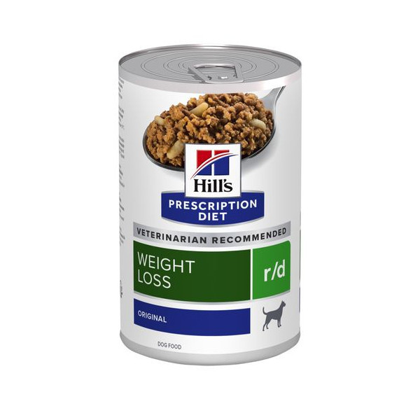 Hill&apos;s Prescription Diet R/D Weight Loss nat hondenvoer blik 4 trays (48 x 350 g)