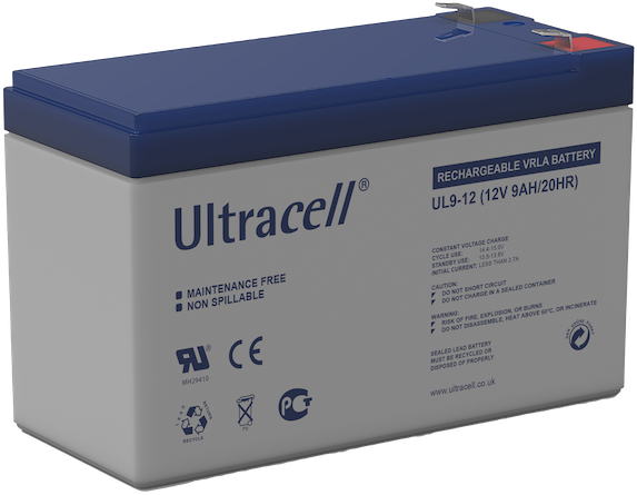 Ultracell loodaccu 12v 9Ah