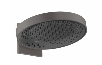 Hansgrohe Rainfinity PowderRain hoofddouche 3 standen 36cm zwart chroom geborsteld