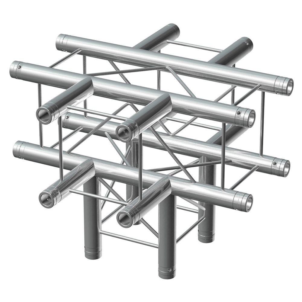 BeamZ Deco Truss P24-C55 vierkante truss kruis 5-weg