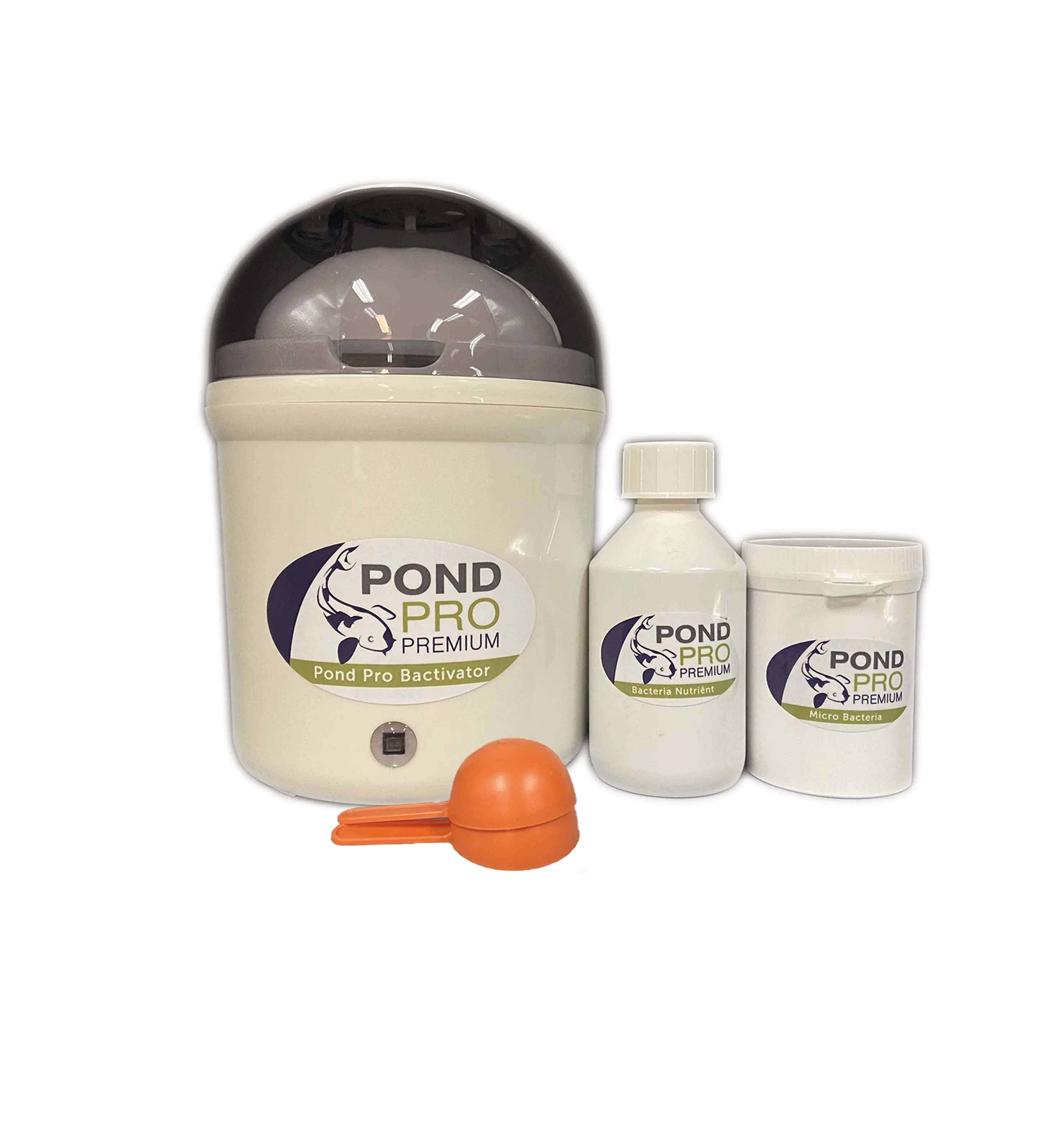 Pond Pro Premium Starterset: Bactivator, Nutriënt & Micro Bacteria - Voor Helder & Gezond Vijverwater