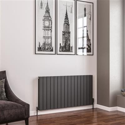 Eastbrook Addington type 20 radiator 120x60cm 1605W antraciet