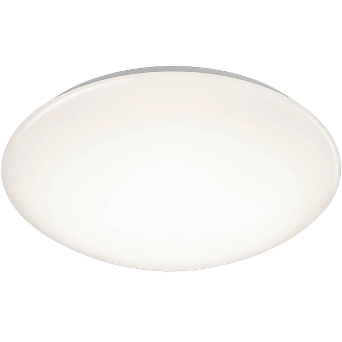 LED Plafondlamp - Badkamerlamp - Trion Paula - 15W - Spatwaterdicht IP44 - Warm Wit 3000K - Rond - Mat Wit - Kunststof