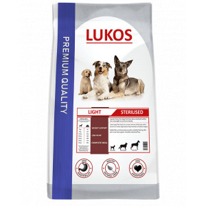 Lukos Light Sterilised - premium hondenvoer 10 kg