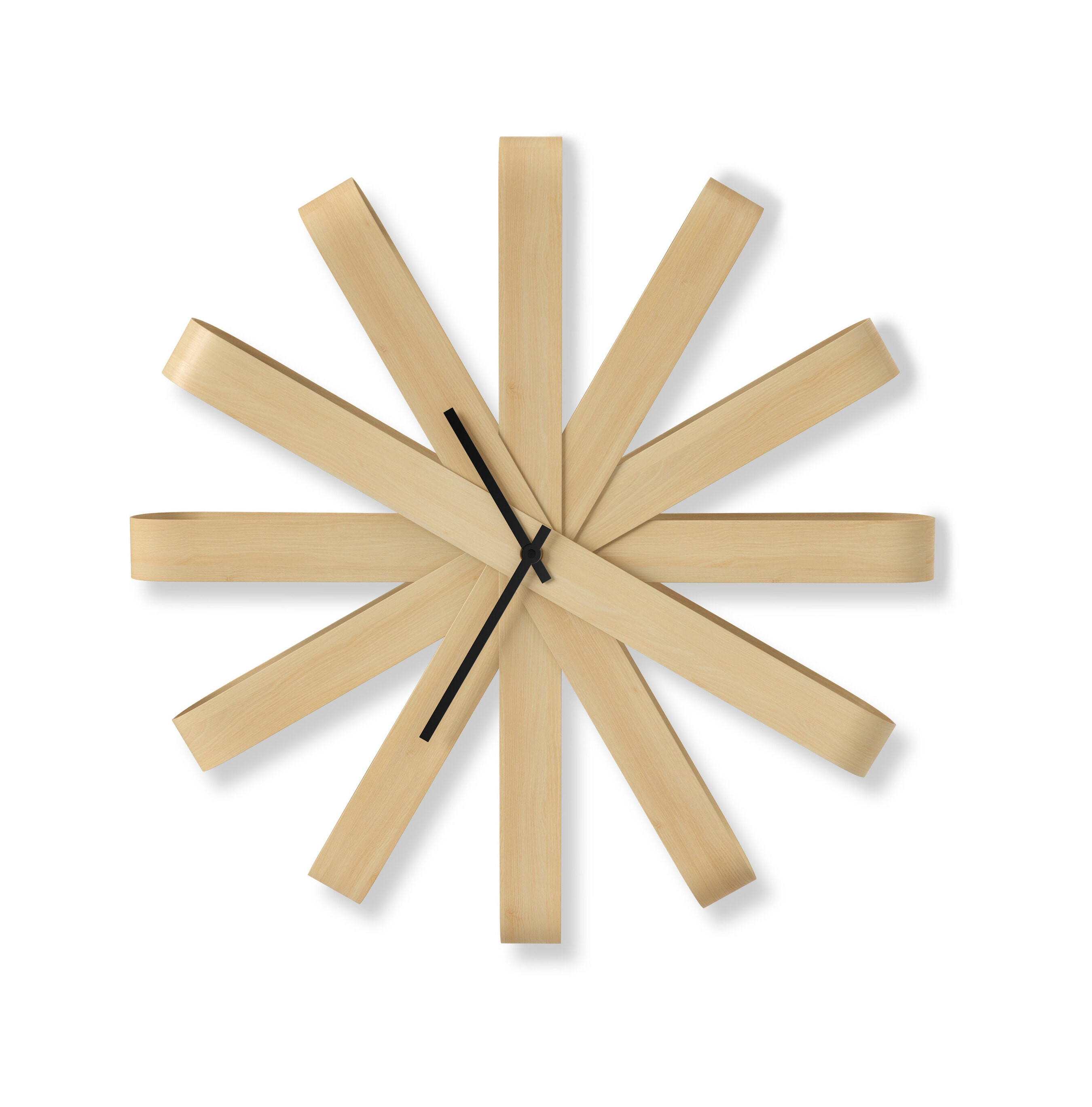 Umbra Klok Ribbonwood 51cm - Naturel