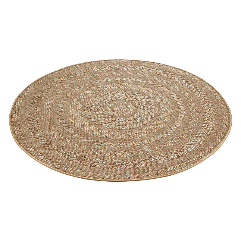 Jute Buitenkleed Woods Beige - NORTHRUGS - Rond - Dekbed-Discounter.nl