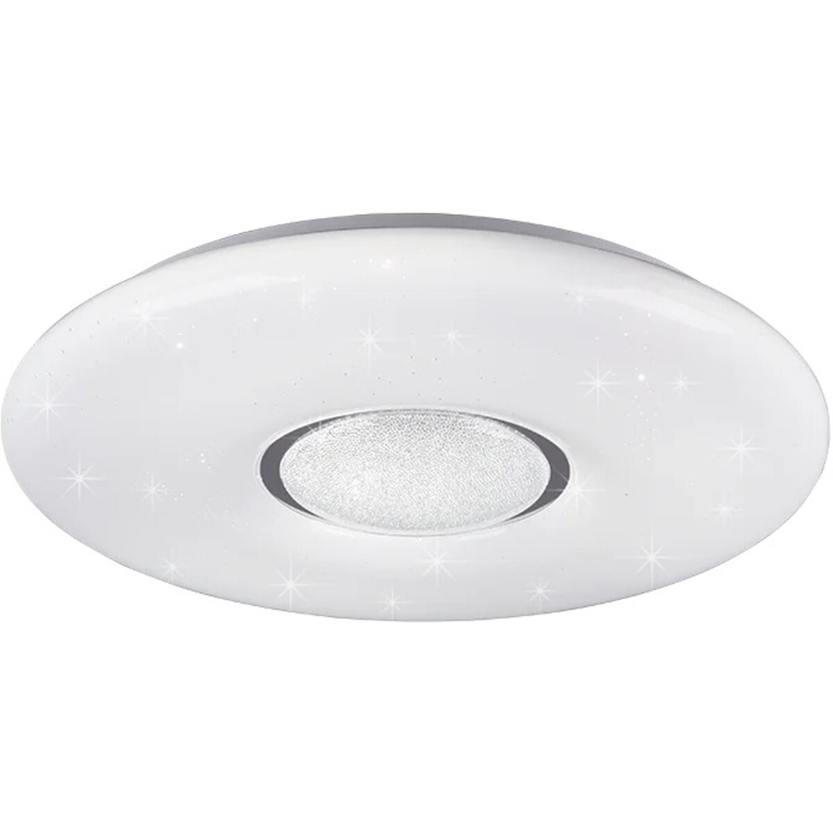 LED Plafondlamp WiZ - Smart LED - Plafondverlichting - Trion Liva - 20W - Aanpasbare Kleur - RGBW - Dimbaar - Rond - Mat Wit - Kunststof