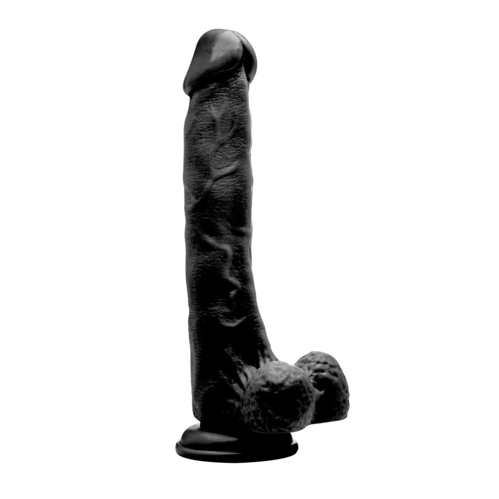 RealRock by Shots Realistic Cock with Scrotum - 10 / 25 cm