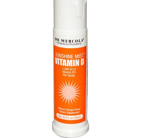 Vitamine D3 Spray, Sunshine Mist, 1000 IE - Dr. Mercola