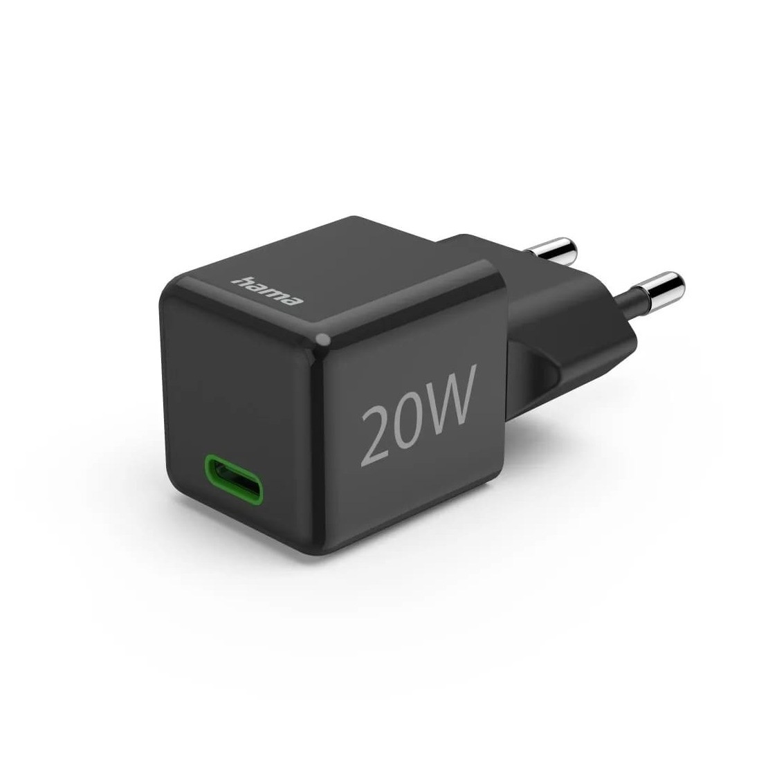 Hama Fast Charger USB-C PD/Qualcomm® Super-Mini Charger 20 W Oplader Zwart