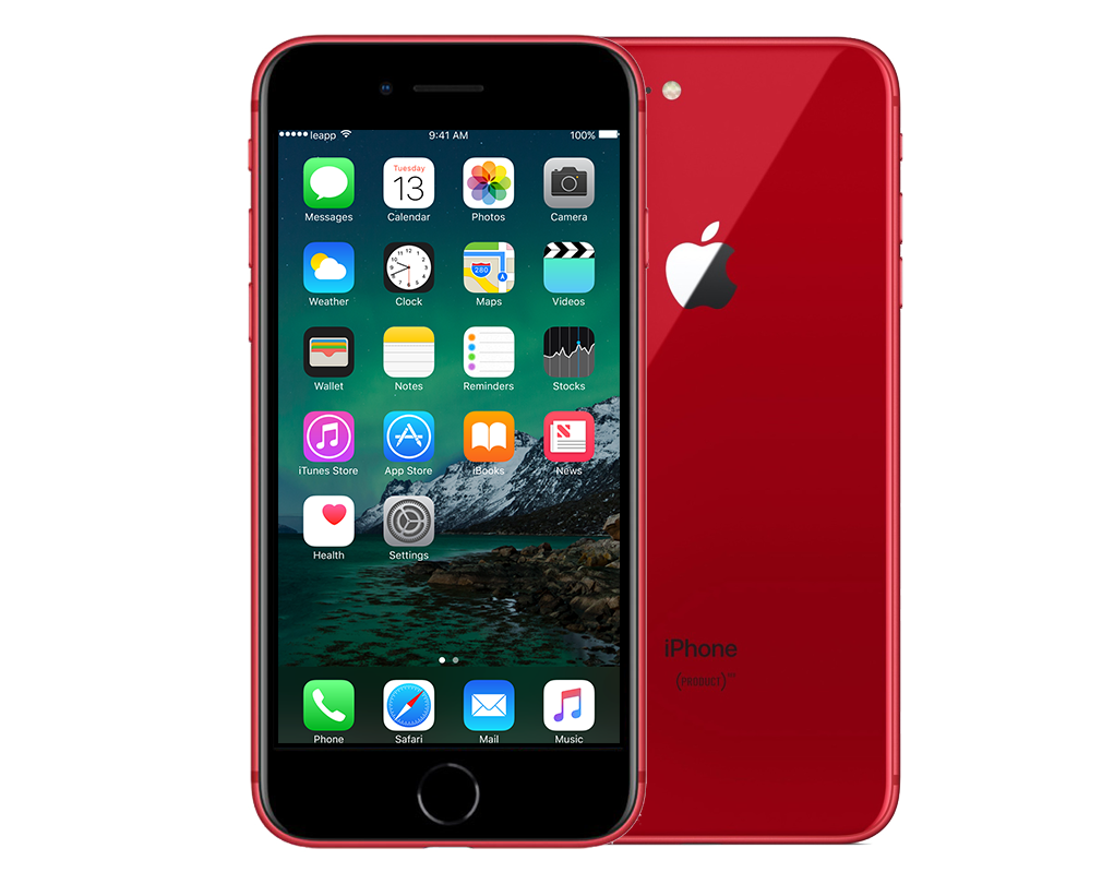 Refurbished refurbished iPhone 8 Plus Rood Licht gebruikt