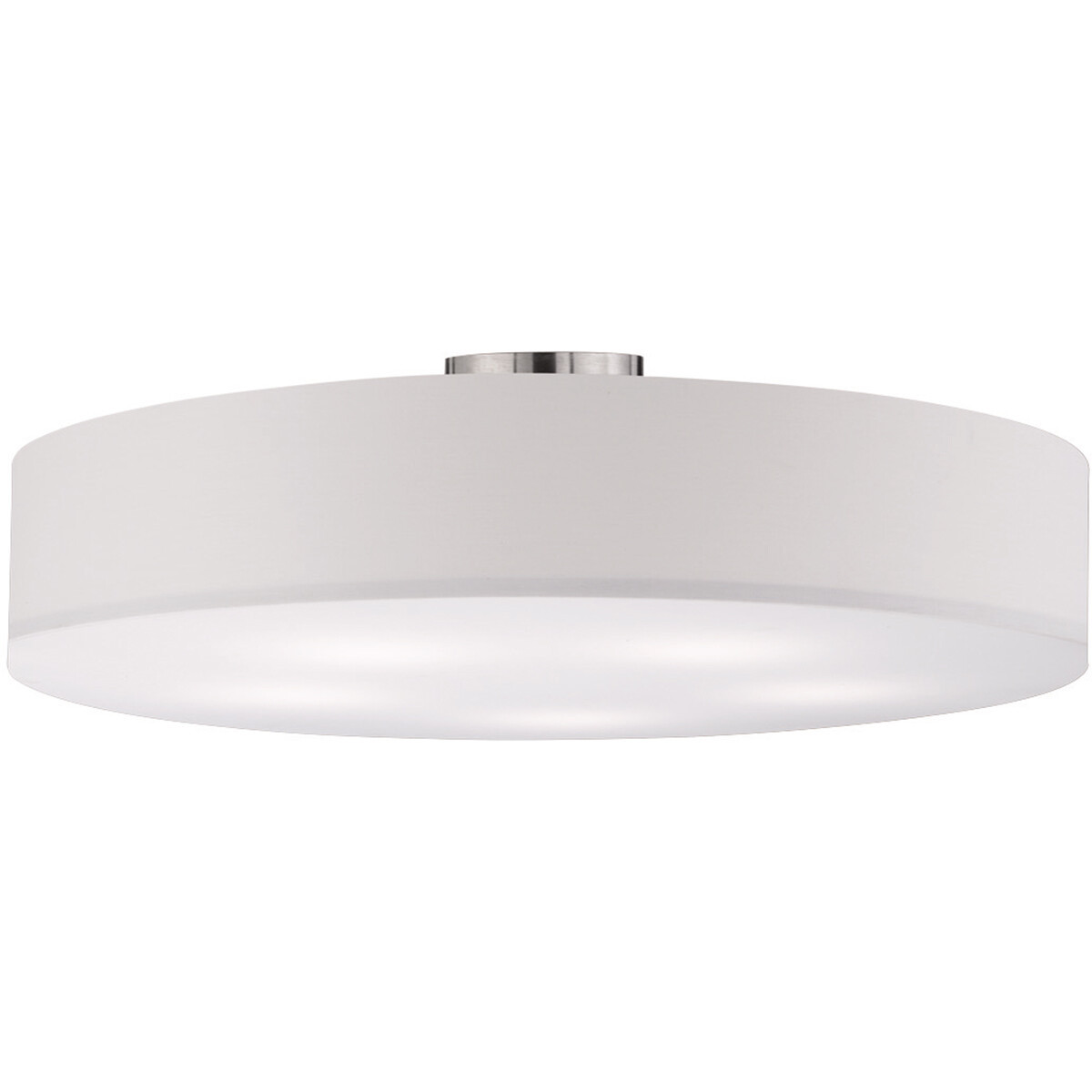 LED Plafondlamp - Plafondverlichting - Trion Hotia - E27 Fitting - 5-lichts - Rond - Mat Wit - Aluminium