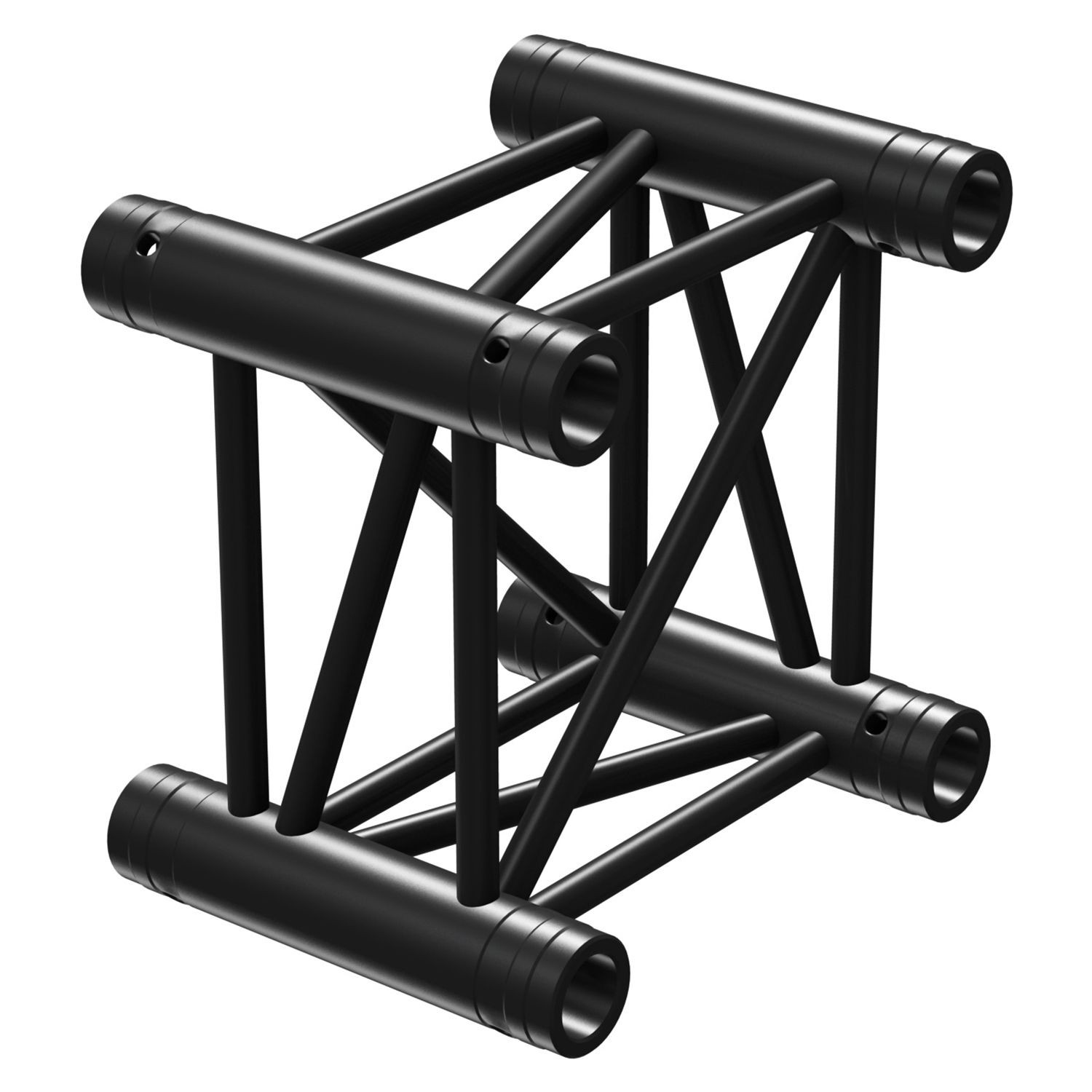 BeamZ Truss P30-L021B zwart vierkant - lengte 21cm