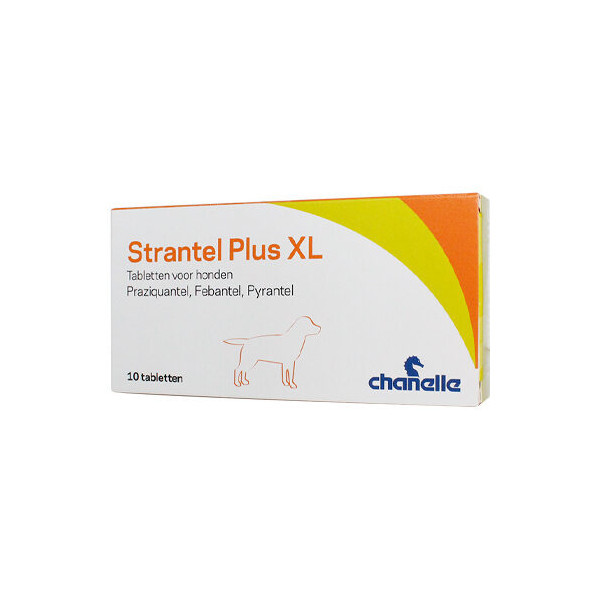 Strantel Plus XL ontwormingstablet voor grote hond 30 tabletten