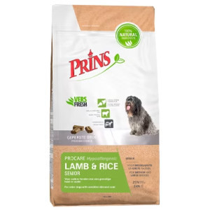 Prins ProCare Senior Hypoallergenic met lam en rijst hondenvoer 2 x 15 kg