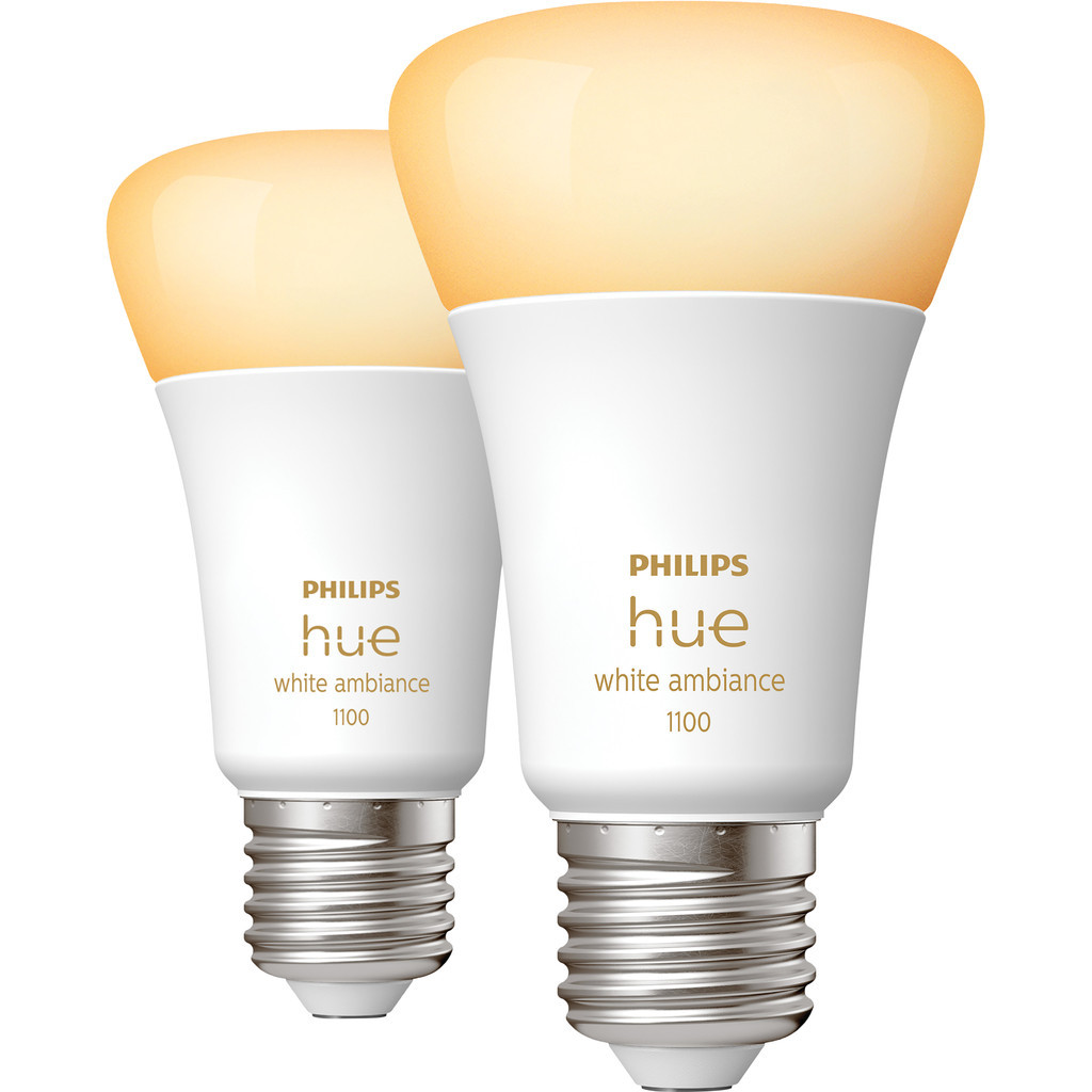 Philips Hue White Ambiance E27 1100lm Duo pack