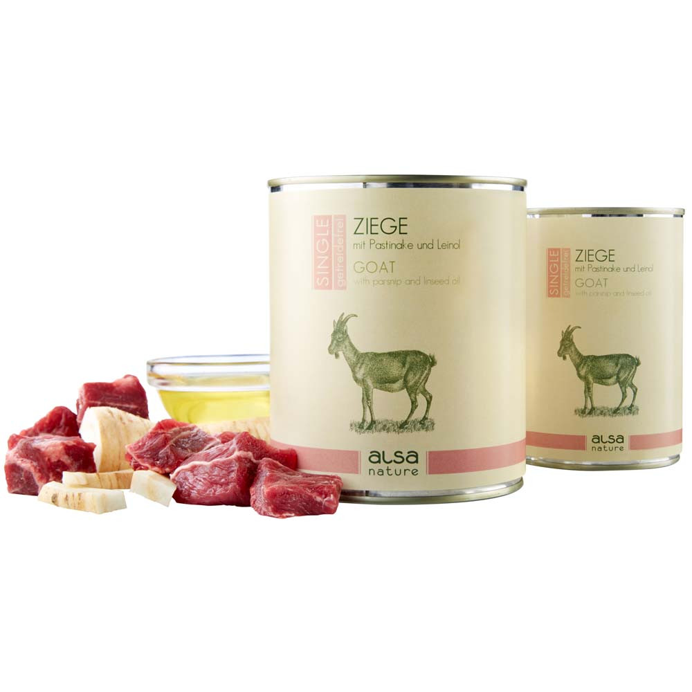 alsa-nature SINGLE Geit met pastinaak, 400 g, Aantal: 60 x 400 g