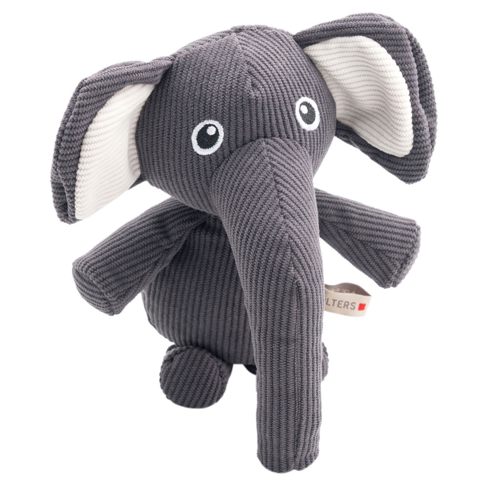 WOLTERS Honden-pluche speelgoed Animal Family Eddie Olifant, blauw, Maat: Junior