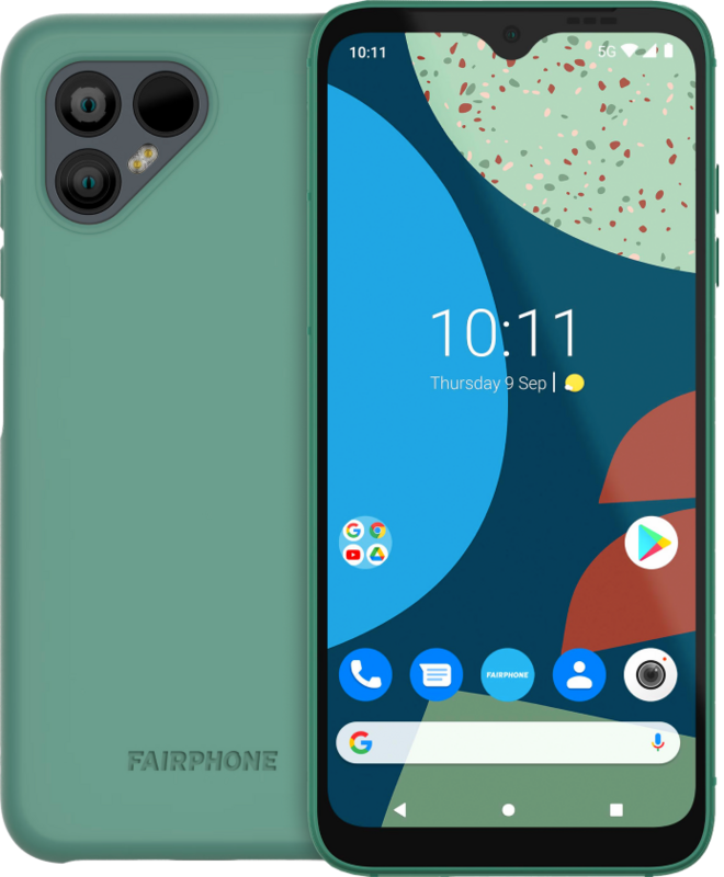 Fairphone 4 256GB Groen 5G + Back Cover Groen