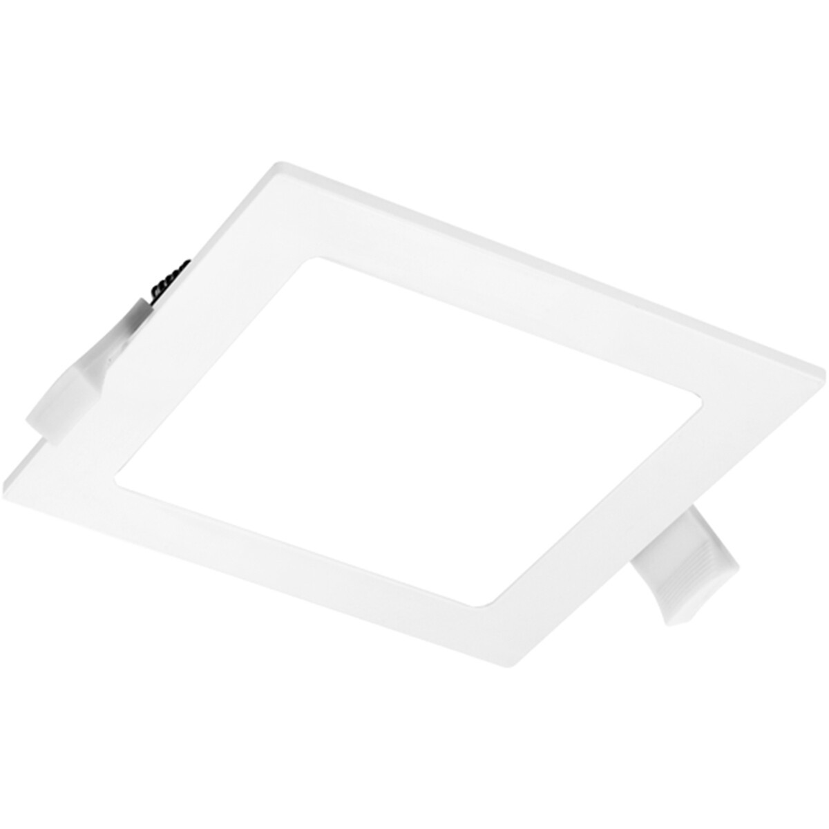 LED Downlight Slim Pro - Aigi Suno - Inbouw Vierkant 18W - Helder/Koud Wit 6000K - Mat Wit - Kunststof