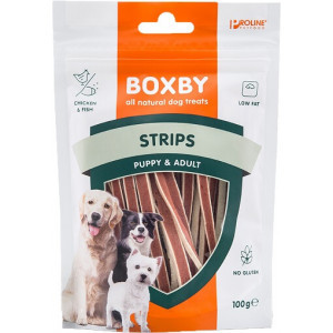 Boxby Strips hondensnack 15 x 100 g