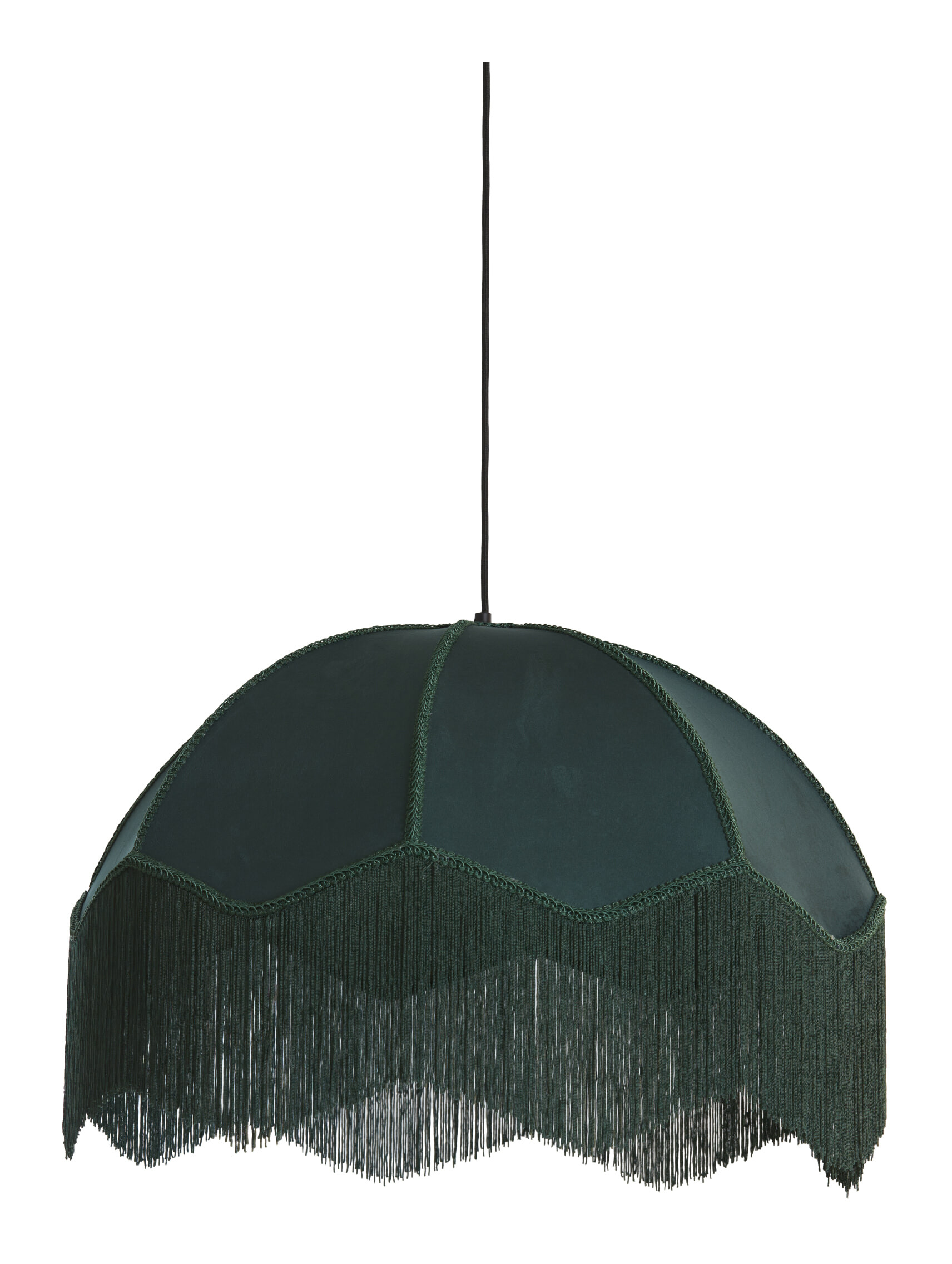 Light & Living Hanglamp 'Malacia' Velvet, 60cm, kleur Groen