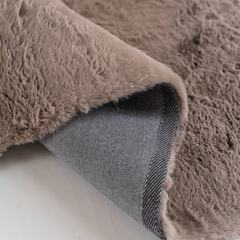 Vloerkleed Comfy Ovaal 80 x 120 cm Taupe - Grandstone - 80x120 cm - Dekbed-Discounter.nl