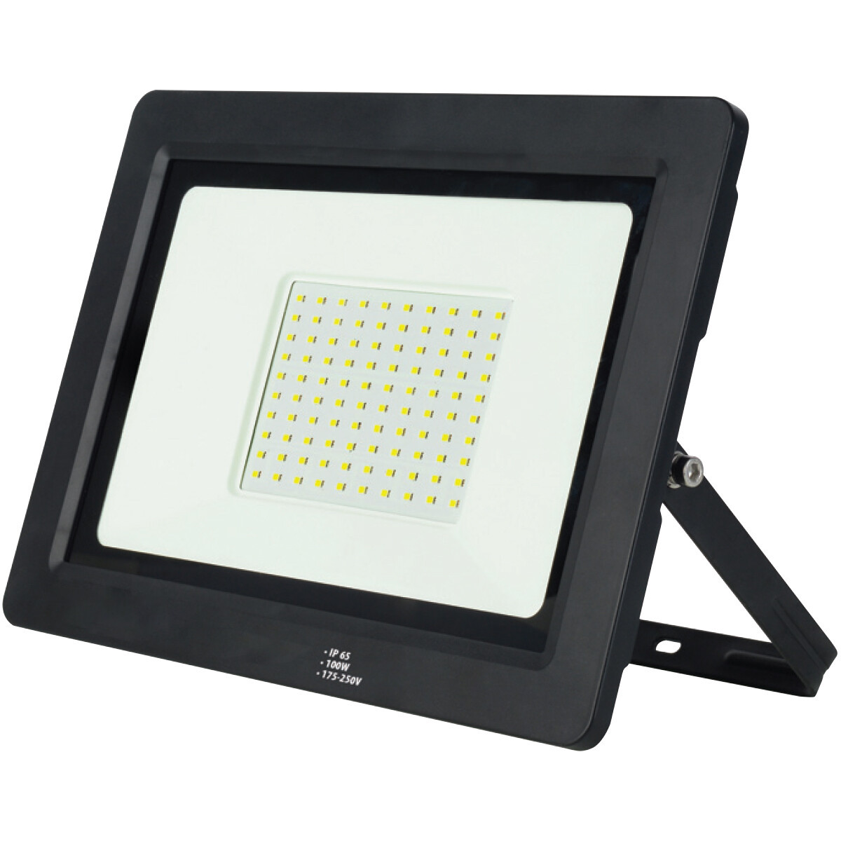 LED Bouwlamp 100 Watt - LED Schijnwerper - Alsa - Helder/Koud Wit 6400K - Waterdicht IP65