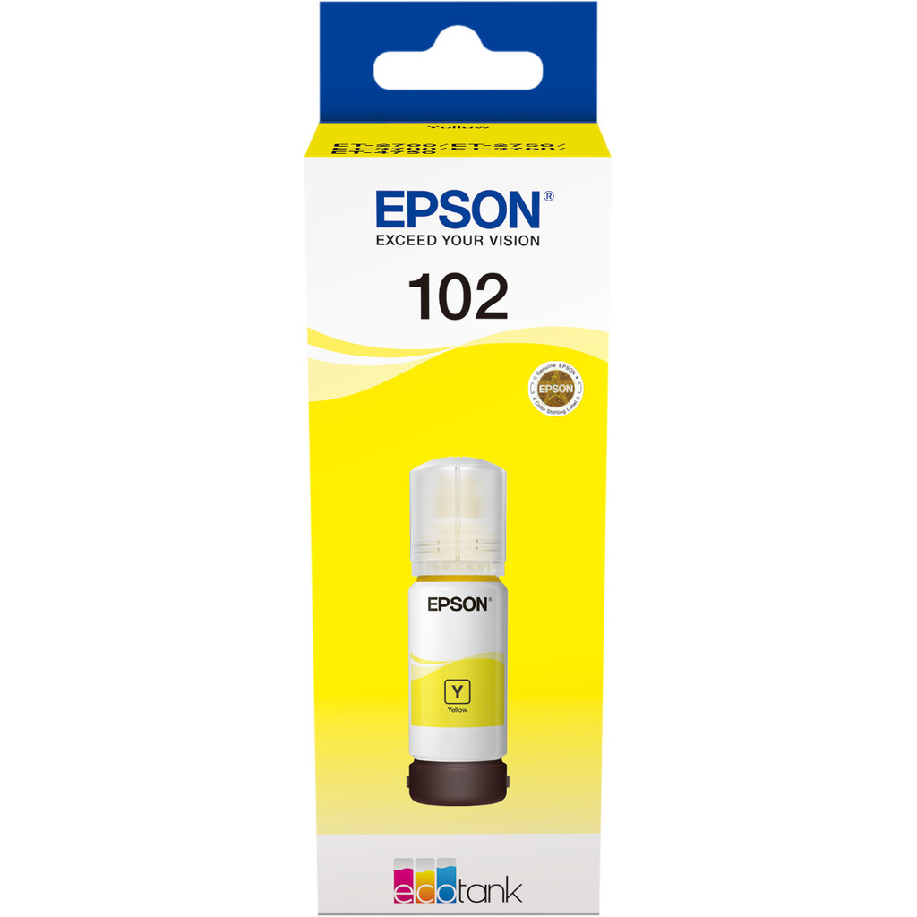 Epson 102 Inktflesje Geel