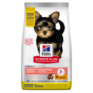 Hill&apos;s Perfect Digestion Puppy Small & Mini met kip en bruine rijst hondenvoer 3 kg