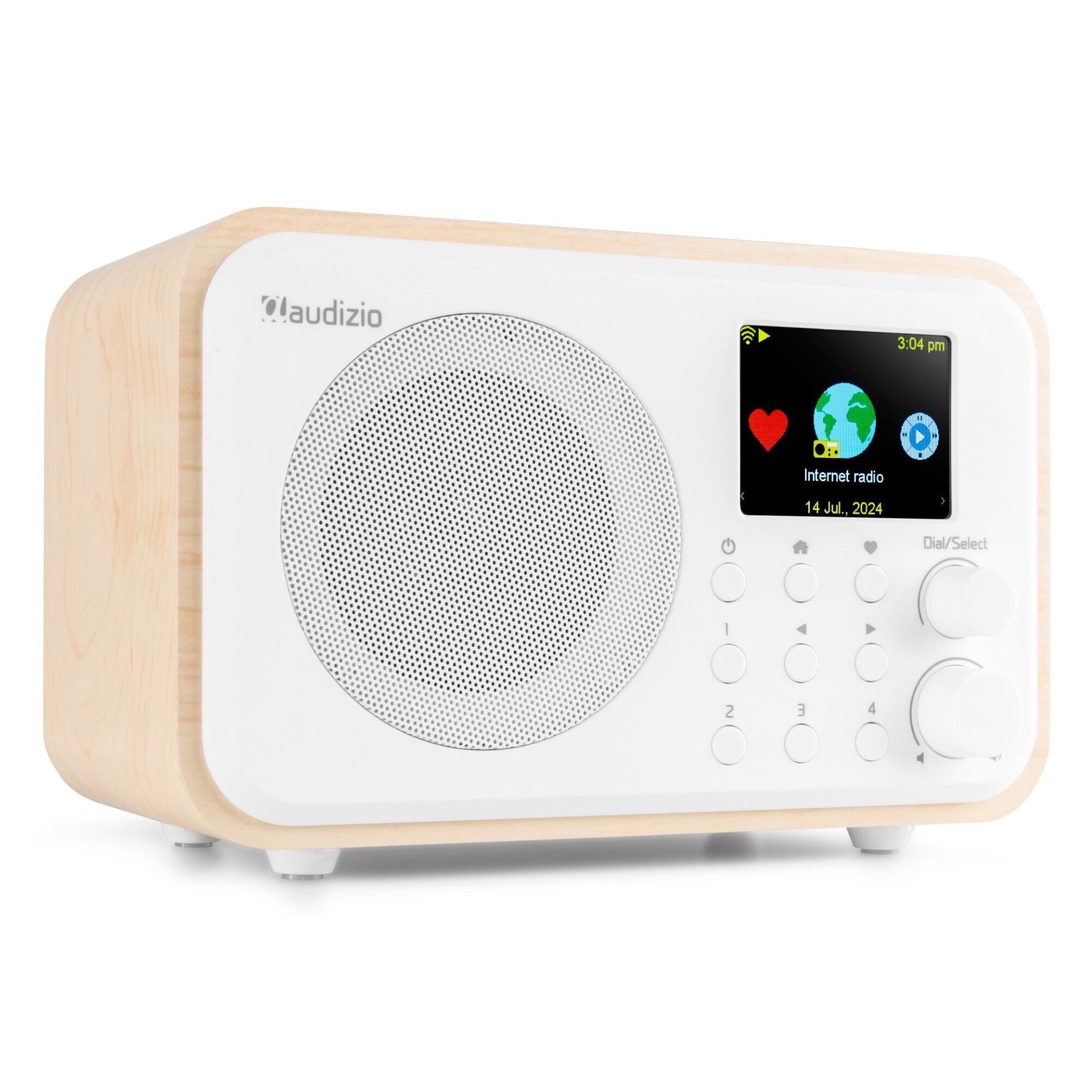 Audizio Vicenza - DAB+ en WIFI Radio met Bluetooth - Op accu - Wit