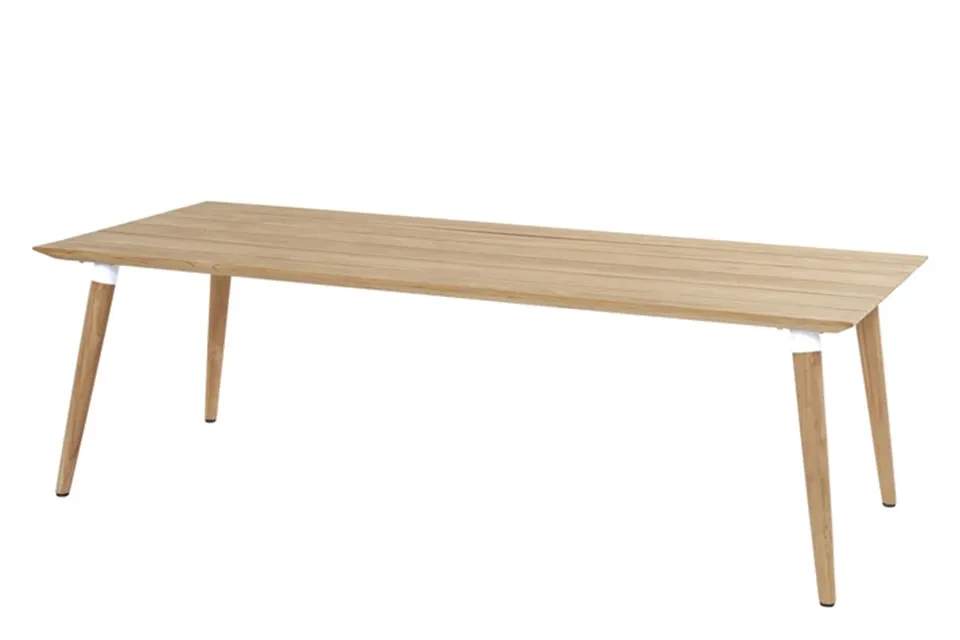 Hartman | Tuintafel Sophie Studio Teak 240 x 100 cm | Royal White