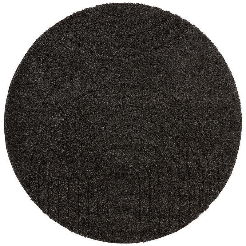 Vloerkleed Norwalk Antraciet - Mint Rugs - Rond - Dekbed-Discounter.nl