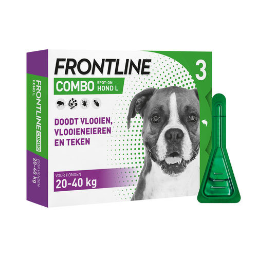 Frontline Combo Spot On 3 Large Hond Large - Anti vlooien en tekenmiddel - 3 pip