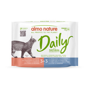 Almo Nature Daily met vis multipack natvoer kat (70 g) 18 x 70 g