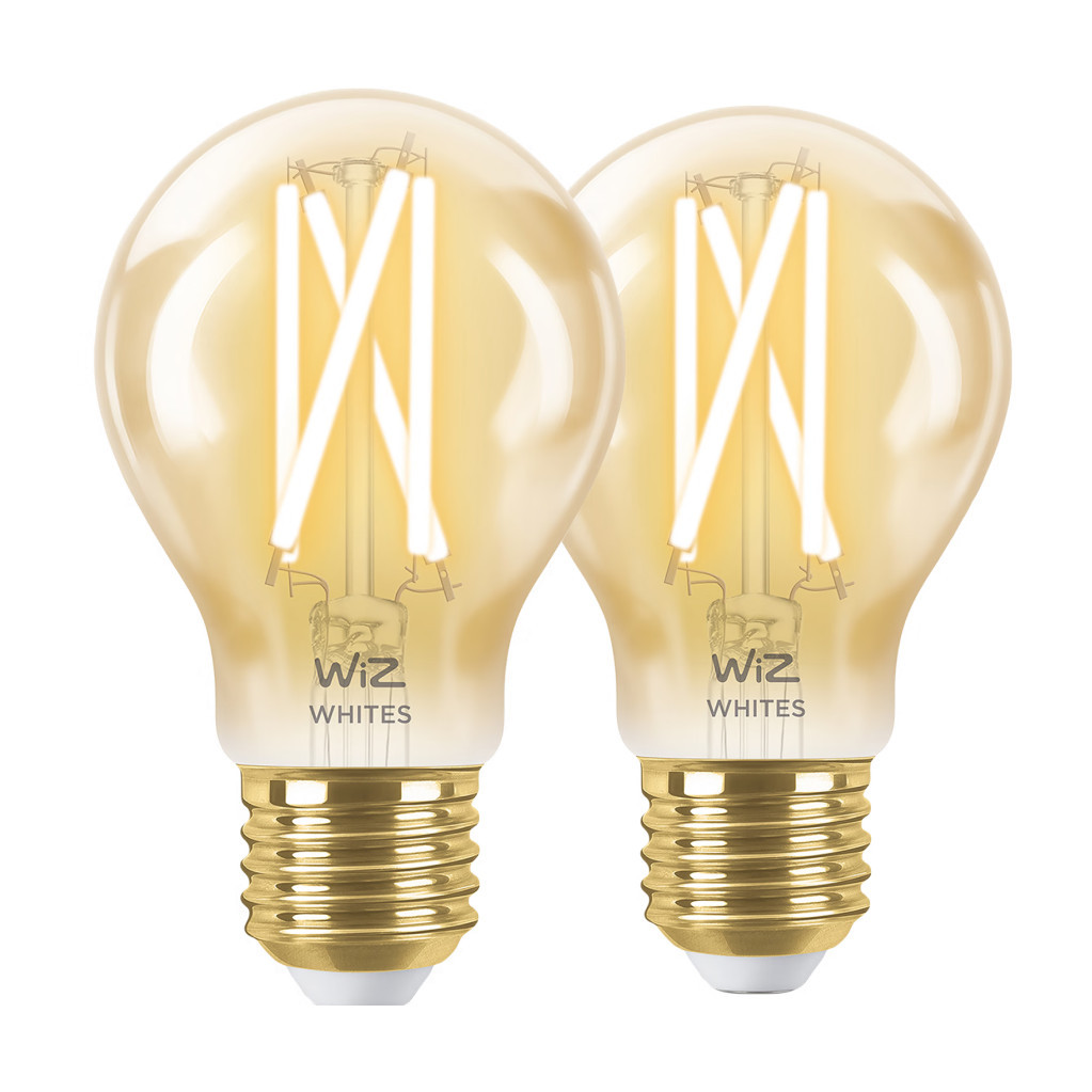 WiZ Smart Filament lamp Standaard Goud 2-pack - Warm tot Koelwit Licht - E27