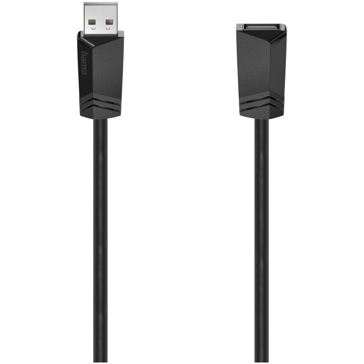 Hama USB-VERLENGKABEL, USB 2.0, 480 MBIT/S, 1,50 M Kabel Zwart