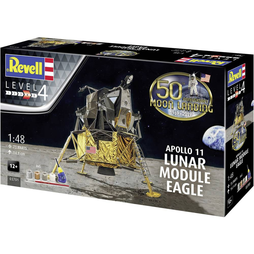 Revell 03701 Apollo 11 Lunar Module Eagle Science Fiction (bouwpakket) 1:48