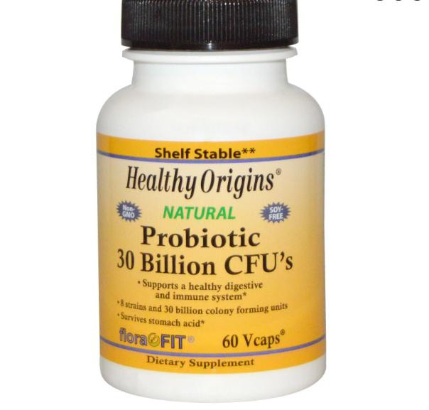 Probiotica, 30 miljard CFUs (60 Vcaps) - Healthy Origins