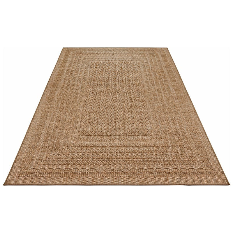 Jute Vloerkleed Woods Mokka Bruin - NORTHRUGS - 200x290 cm - Rechthoek - Dekbed-Discounter.nl