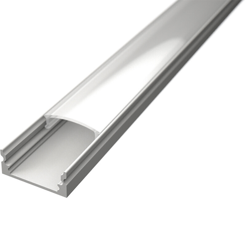 LED Strip Profiel - Velvalux Profi - Wit Aluminium - 1 Meter - 17.4x7mm - Opbouw